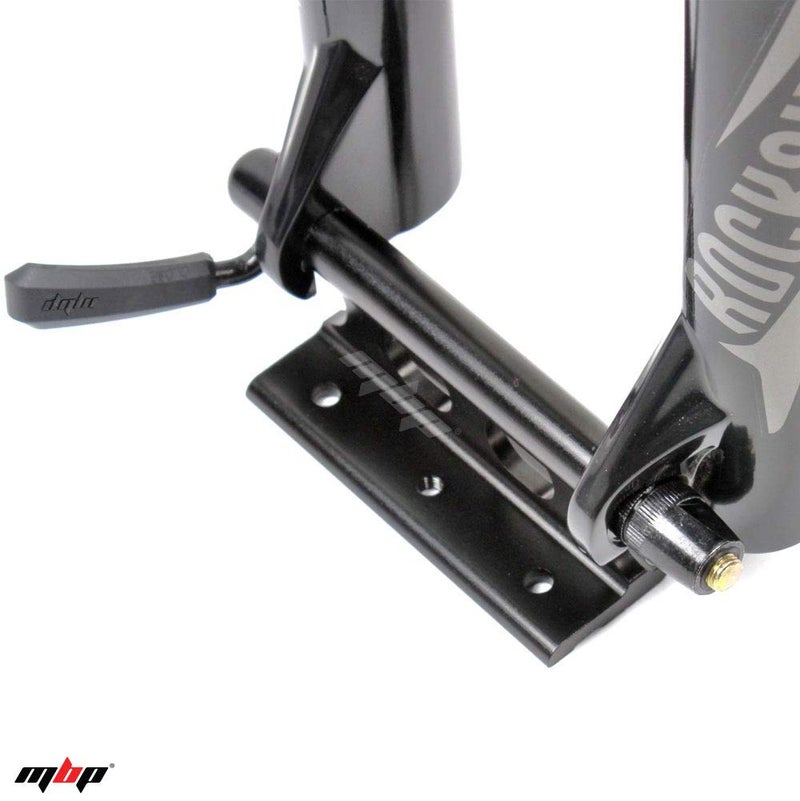 MBP Alloy Quick Release Fork Mount Bike Block (9x100mm) Truck Bed/Rack/Storage - Image 5